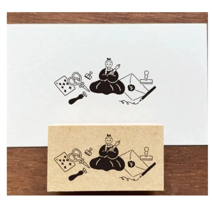 Stamp Marche – Timbro Illustrato Marl-chan Stationery Country