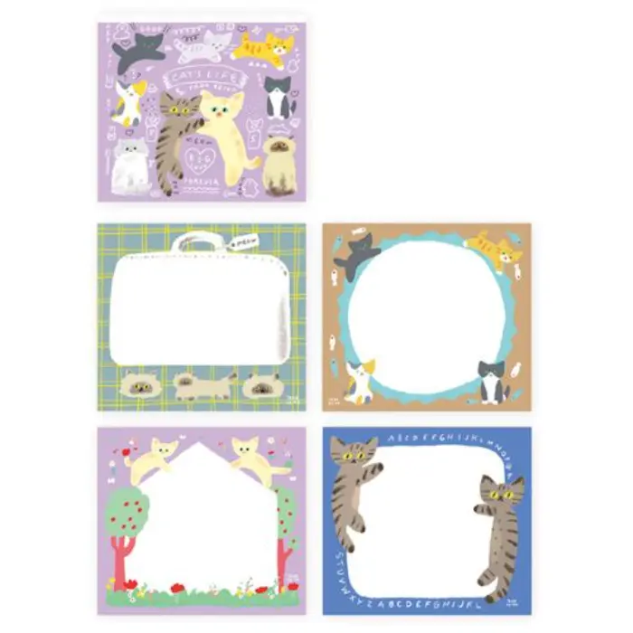 Cozyca Products – Memo Block, Cat's Life