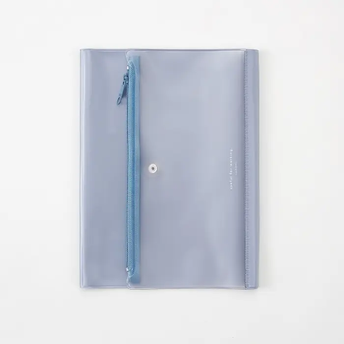 Daigo – Isshoni, Notebook cover PVC with pen case A5, Blue