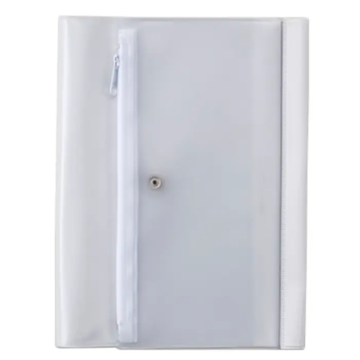 Daigo – Isshoni, Notebook cover PVC with pen case A5, White
