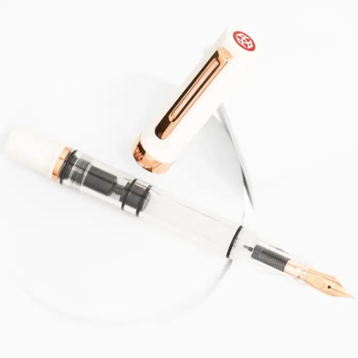 TWSBI – ECO White Rose Gold, Pennino F (Fine)