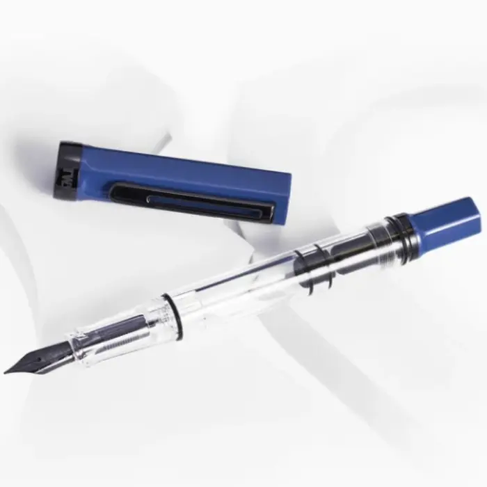 TWSBI – ECO, Slate Blue with Onyx, Pennino F (Fine) – Limited Edition