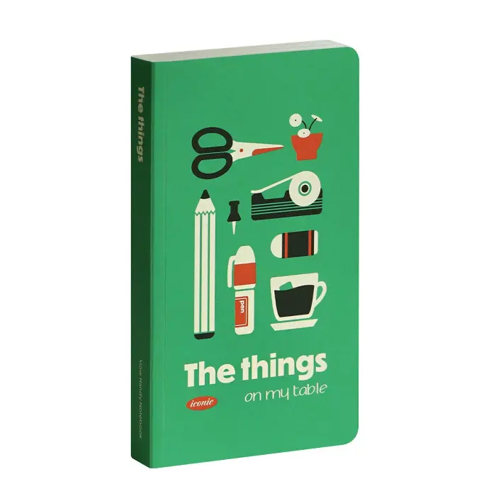 Iconic – Slow Handy Notebook (Lined) 04 The Things, 90x160mm