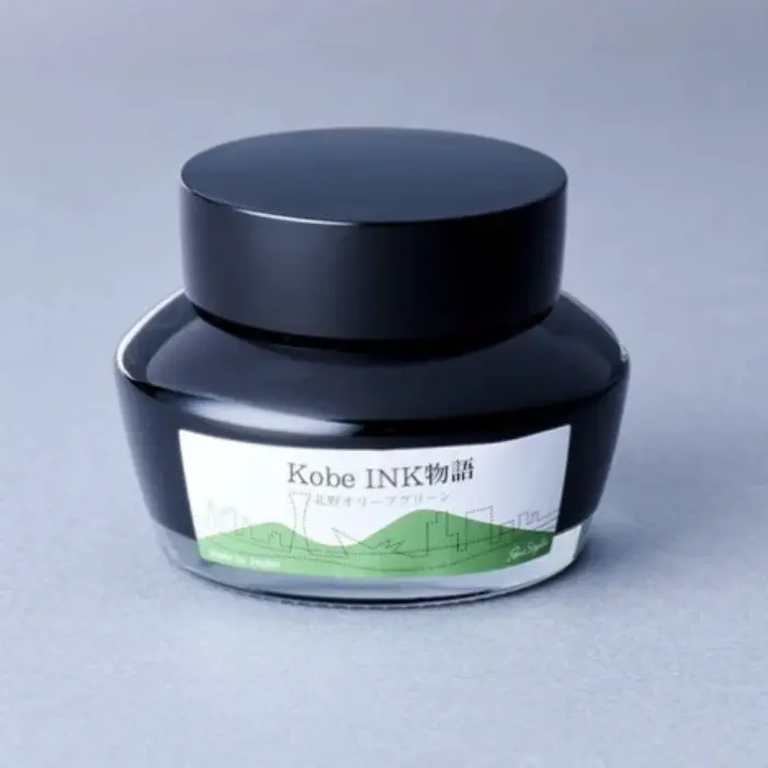 Nagasawa – Kobe INK Monogatari #49 Kitano Olive-green – Inchiostro per Stilografica