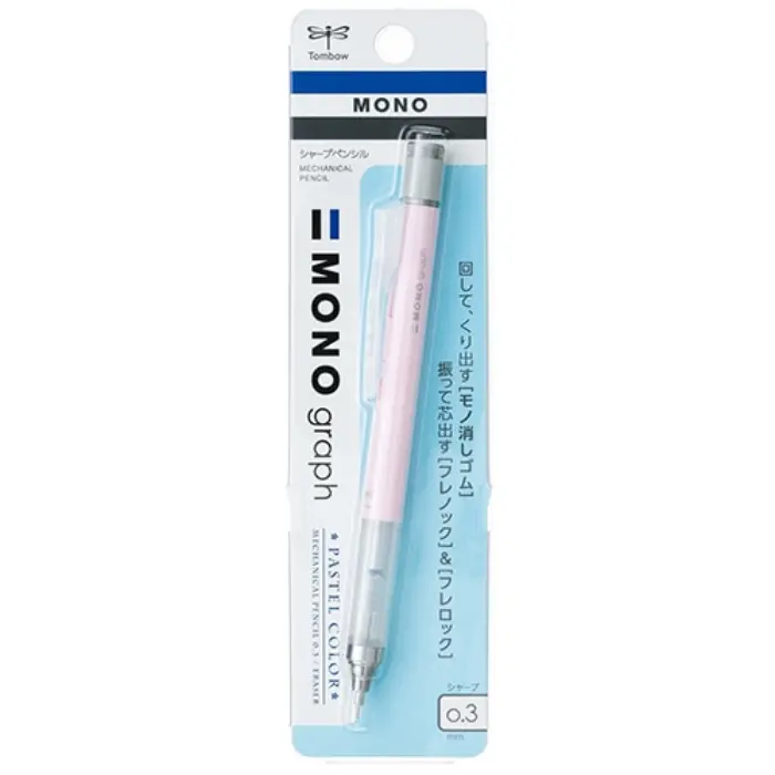 Tombow – Mono Graph Pastel Color 0.3mm, Sakura Pink