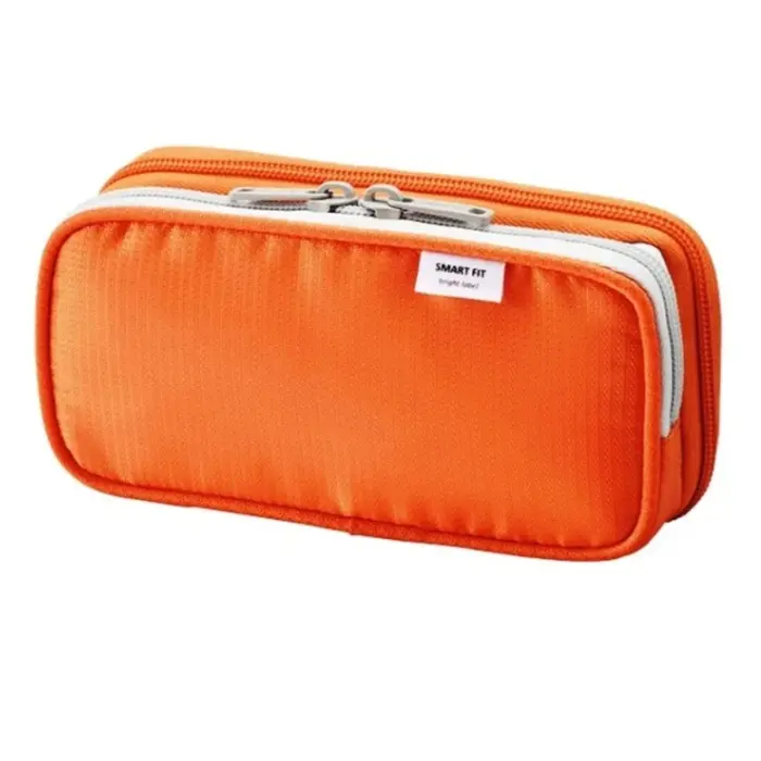 Lihit Lab – Astuccio, Double Pen Case L, Orange