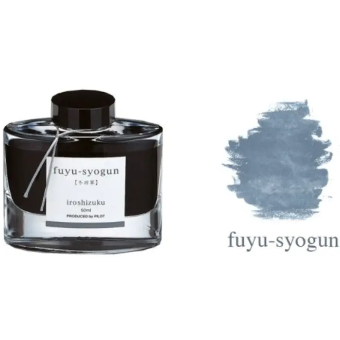 Pilot – Iroshizuku, Inchiostro per stilografica, Fuyu-syogun (Vecchio Inverno), flacone 50 ml
