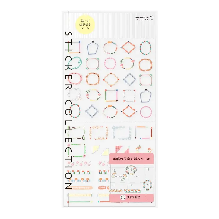 Midori – Sticker 2740 Date Circle Decorative