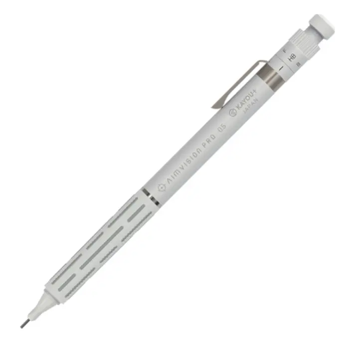 KAYOU+ – Aimvision Pro Mechanical Pencil 0.5mm, Snow White
