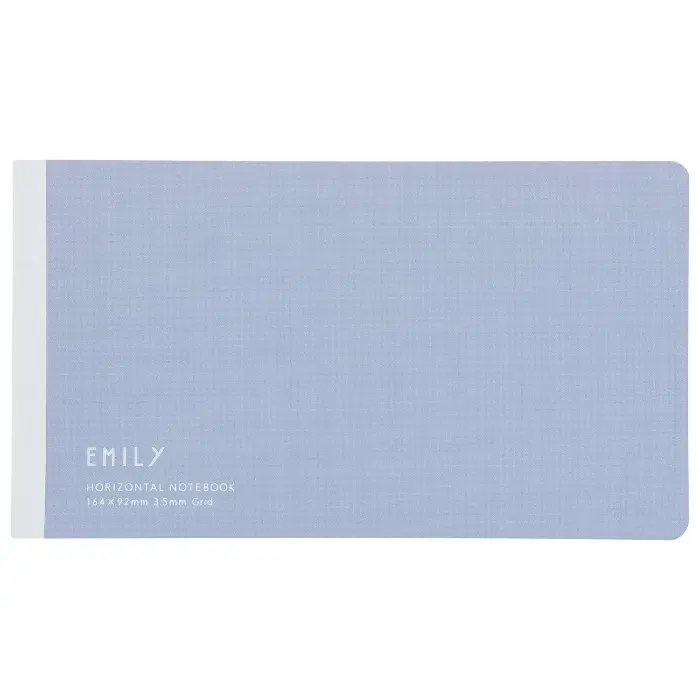 King Jim – EMILY Horizontal Notebook, Blue Gray