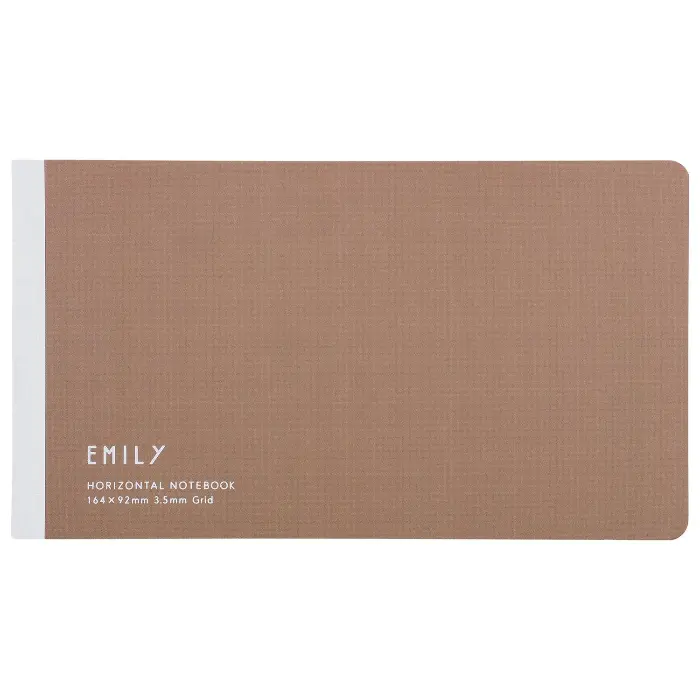King Jim – EMILY Horizontal Notebook, Brown