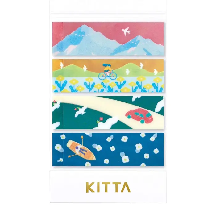 King Jim – KITTA Clear Sticky Note, Landscape