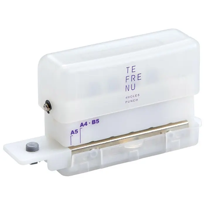 King Jim – TEFRENU 4-hole Punch, White