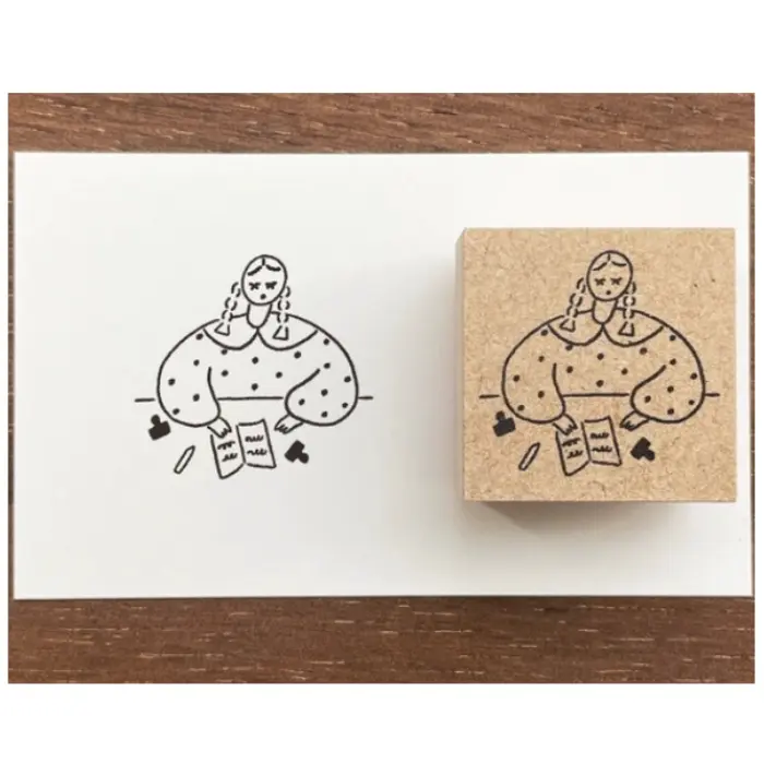 Stamp Marche – Timbro Marl-chan Illustration Stamp “Stamping Time A”