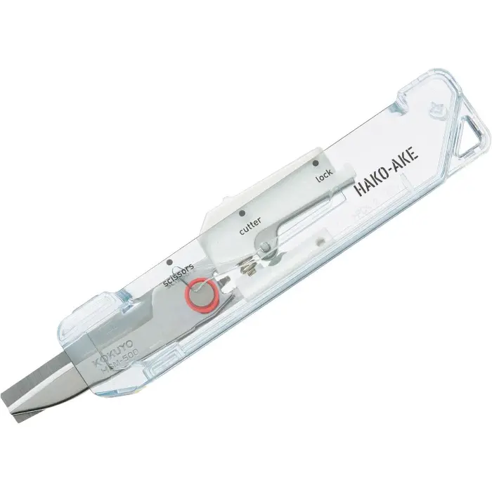 Kokuyo – Hakoake 2 Way Portable Scissors, TM White