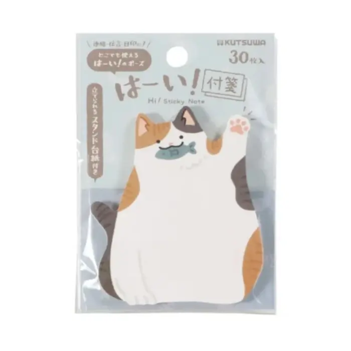 Kutsuwa – Hai! Sticky Notes Mikineko SC242G