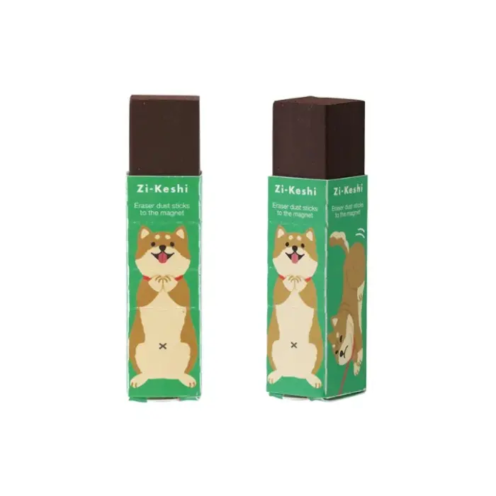 Kutsuwa – Zi-Keshi, Gomma magnetica, Pastel Animal (Shiba)