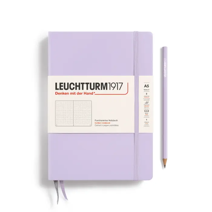 Leuchtturm 1917 – Medium A5, Hardcover, Dotted, Lilac