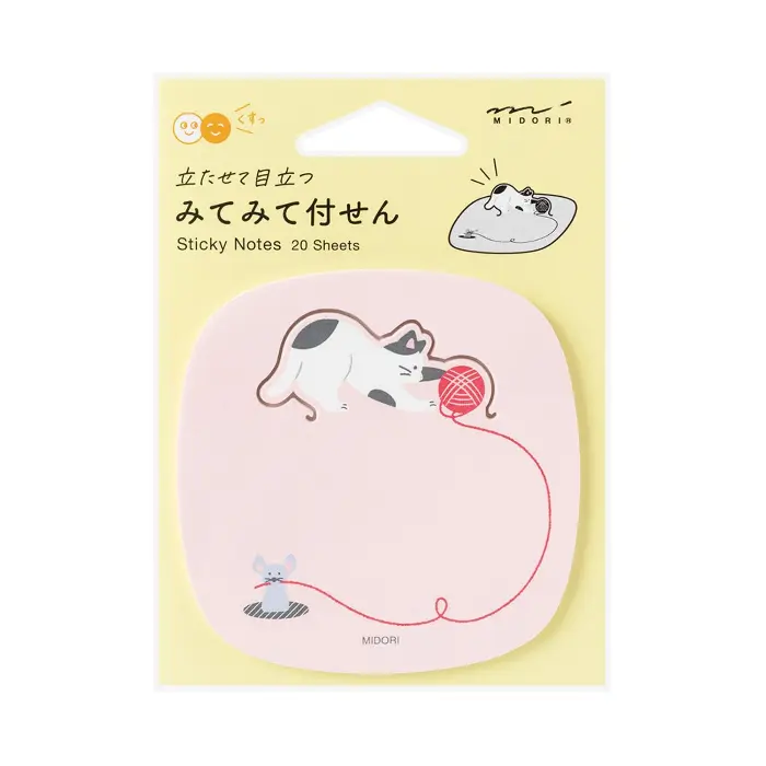 Midori – Sticky Notes Pop-up Cat
