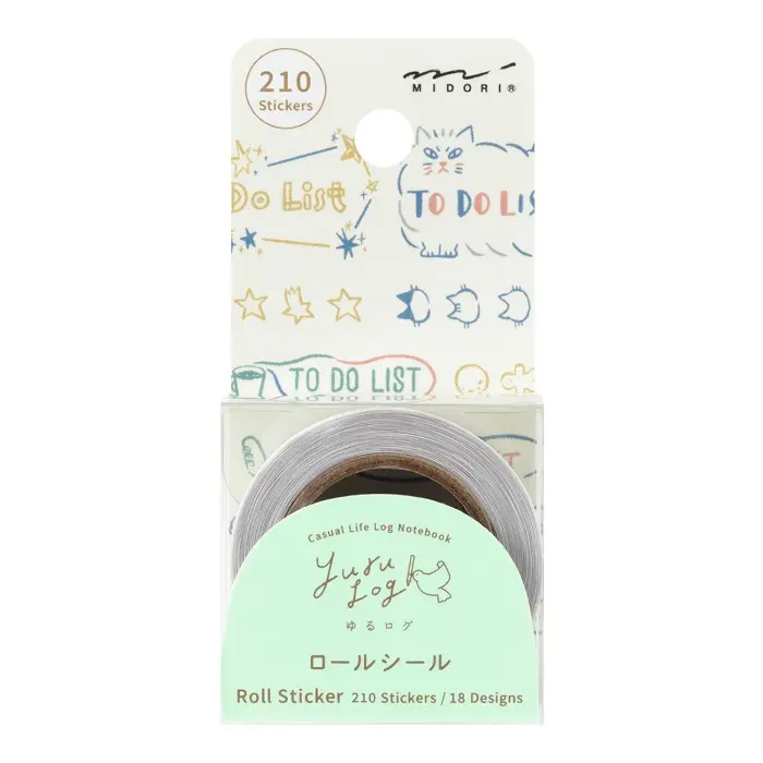 Midori – Yuru Log Roll Sticker List