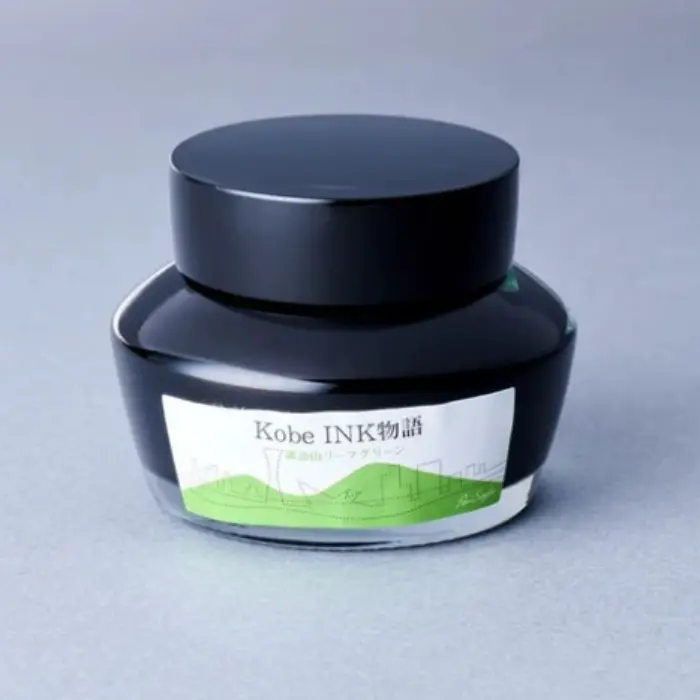 Nagasawa – Kobe INK Monogatari #35 Suwayama Leaf-green – Inchiostro per Stilografica