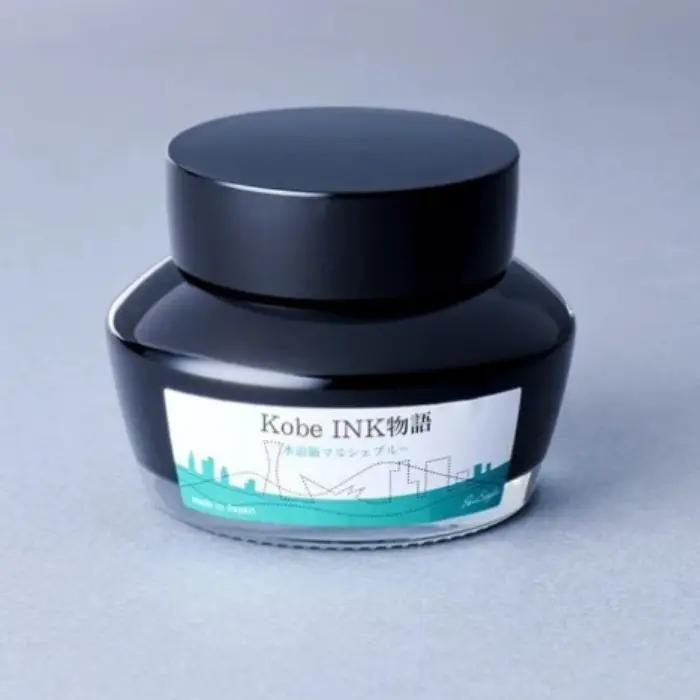 Nagasawa – Kobe INK Monogatari #48 Suido-suji Marchais-blue – Inchiostro per Stilografica