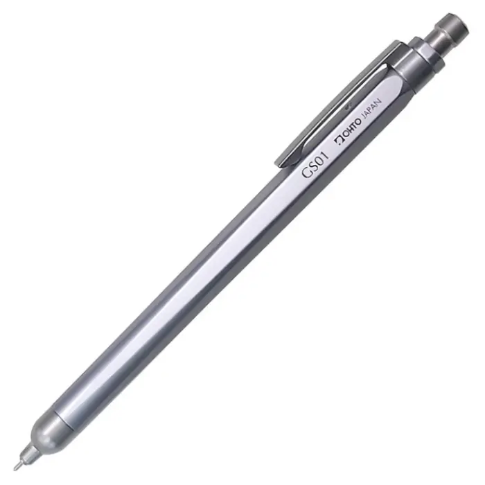 Ohto – Penna Roller Gel GS01, 0.5 mm, Silver