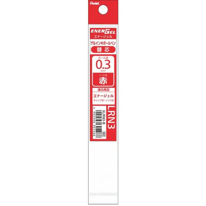 Pentel – Ricarica EnerGel Clena 0.3mm, Red