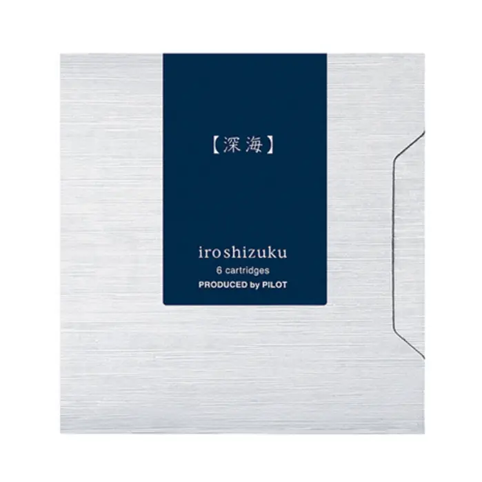 Pilot – Iroshizuku Cartucce Inchiostro Shin-kai (Profondità dell'Oceano), 6 pezzi