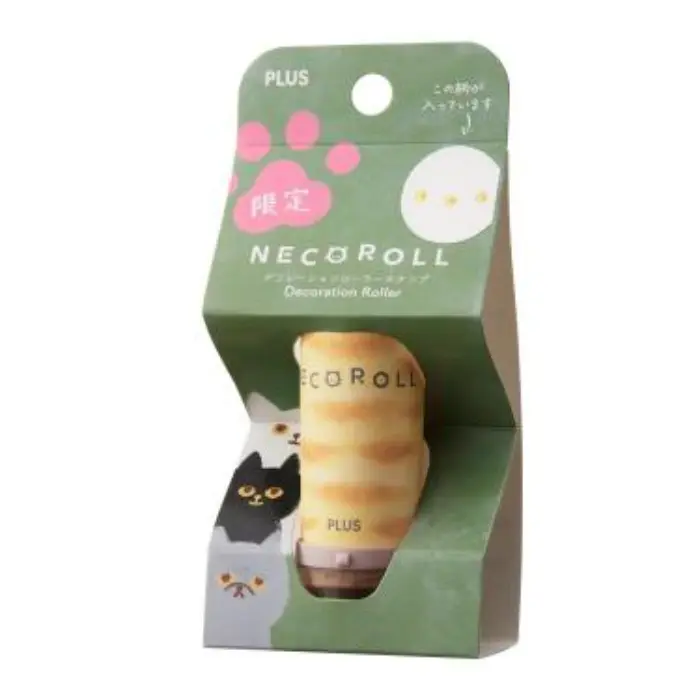 Plus – Timbro a rullo NECO ROLL 5mm, Ashiato Pale Orange