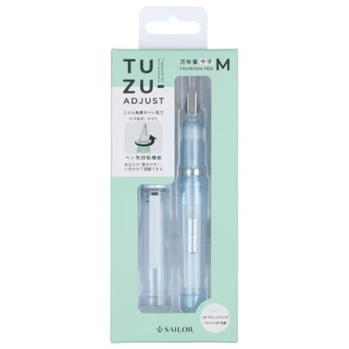 Sailor – TUZU ADJUST Fountain Pen, Medium Nib, Crystal Sky (Glassy Limited Edition)