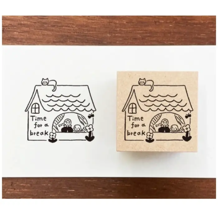 Stamp Marche – Merle-chan Message Stamp "Time for a break."