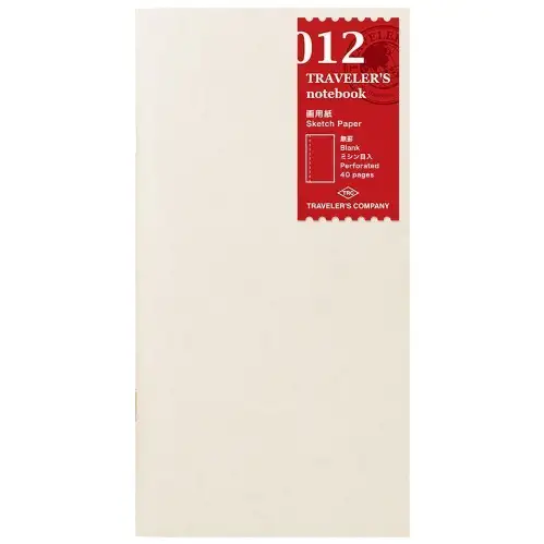 TN Regular 012 Refill Sketch Paper Notebook