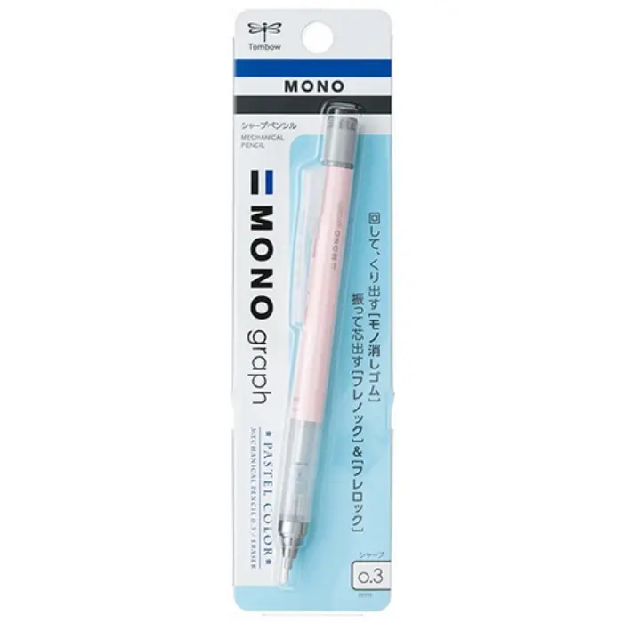 Tombow – Mono Graph Pastel Color 0.3mm, Coral Pink