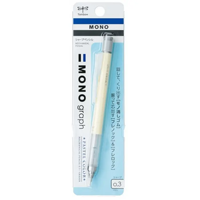 Tombow – Mono Graph Pastel Color 0.3mm, Cream Yellow