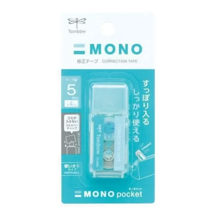 Tombow – Nastro correttore Mono Pocket, Blu