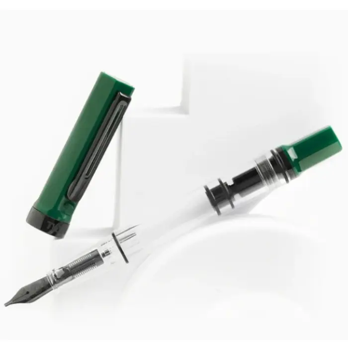 TWSBI – ECO Fountain Pen Irish Green with Onyx, Pennino EF (Extra Fine) – Limited Edition