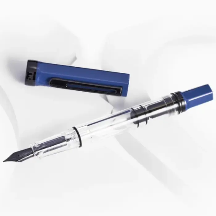 TWSBI – ECO Fountain Pen Slate Blue with Onyx, Pennino M – Limited Edition