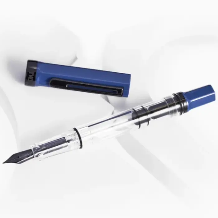 TWSBI – ECO, Slate Blue with Onyx, Pennino EF (Extra Fine) – Limited Edition