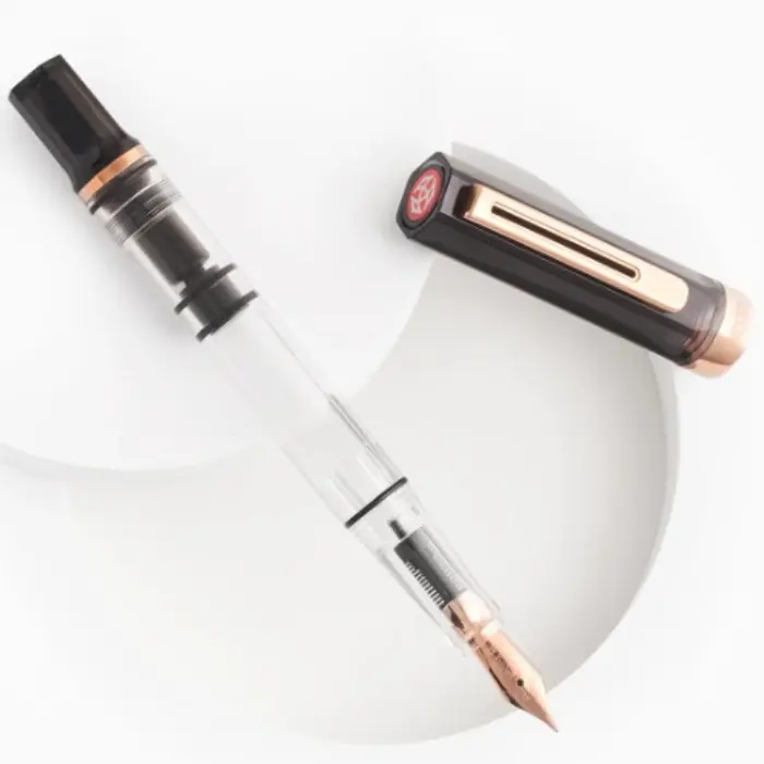 TWSBI – ECO Smoke Rose Gold, Pennino F (Fine)