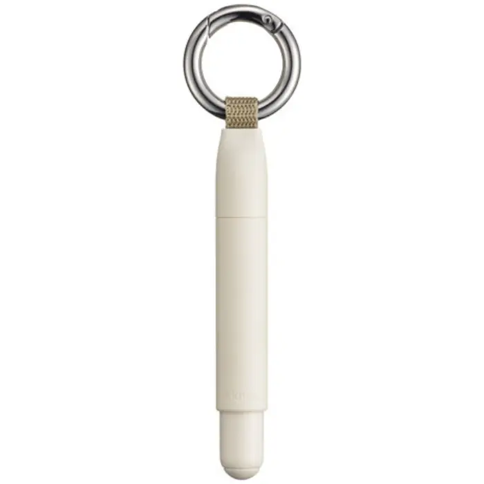 Uni Mitsubishi – &knot Jetstream Inside Ballpoint Pen with Carabiner, 0.5mm, Steam White