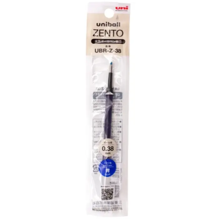 Uni Mitsubishi – Ricarica Uni-ball Zento 0.38 mm, Blu