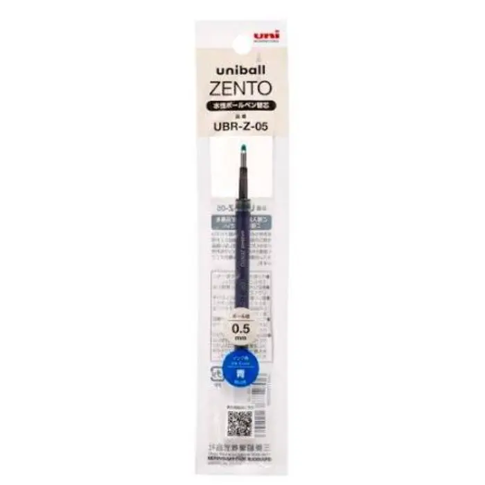Uni Mitsubishi – Ricarica Uni-ball Zento 0.5 mm, Blu