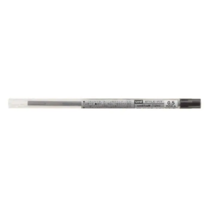 Uni Mitsubishi – Style Fit Gel Ink Ballpoint Pen Refill 0.5mm, Black