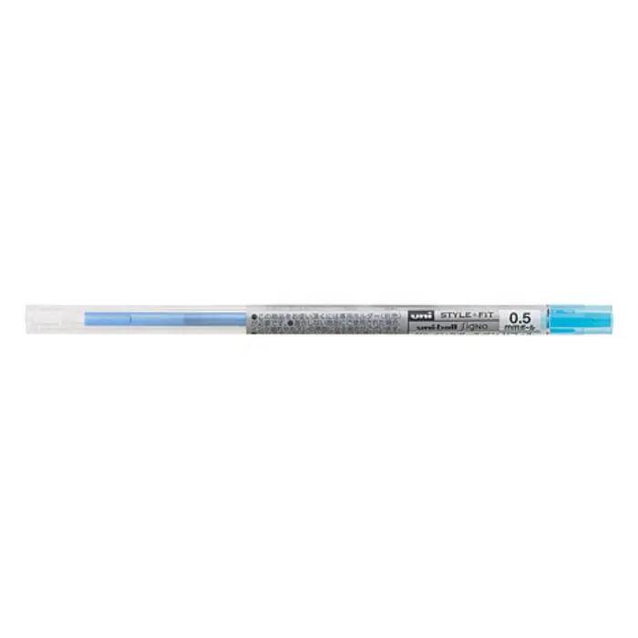 Uni Mitsubishi – Style Fit Gel Ink Ballpoint Pen Refill 0.5mm, Light Blue
