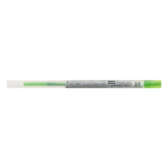 Uni Mitsubishi – Style Fit Gel Ink Ballpoint Pen Refill 0.5mm, Lime Green