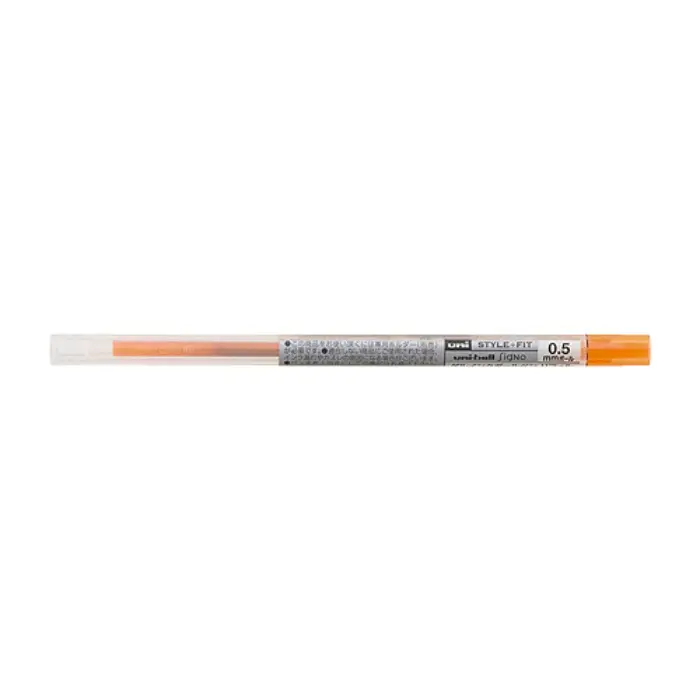 Uni Mitsubishi – Style Fit Gel Ink Ballpoint Pen Refill 0.5mm, Orange