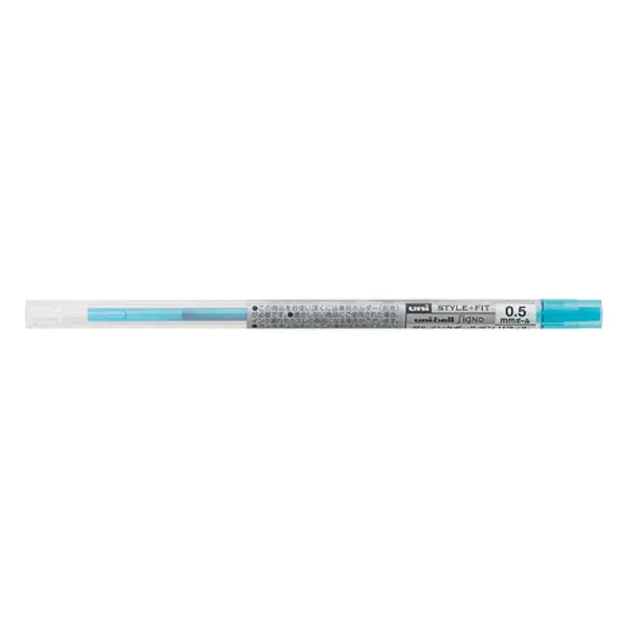 Uni Mitsubishi – Style Fit Gel Ink Ballpoint Pen Refill 0.5mm, Sky Blue