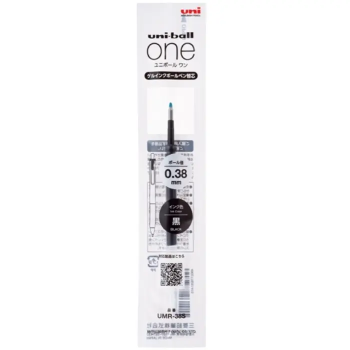 Uni Mitsubishi – Ricarica Uni-ball One 0.38mm, Nero