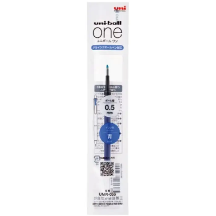 Uni Mitsubishi – Ricarica Uni-ball One, 0.5mm, Blu